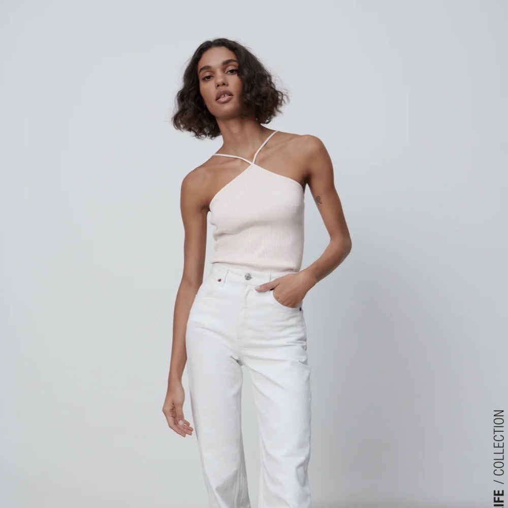 Zara Cut Out Knit Top